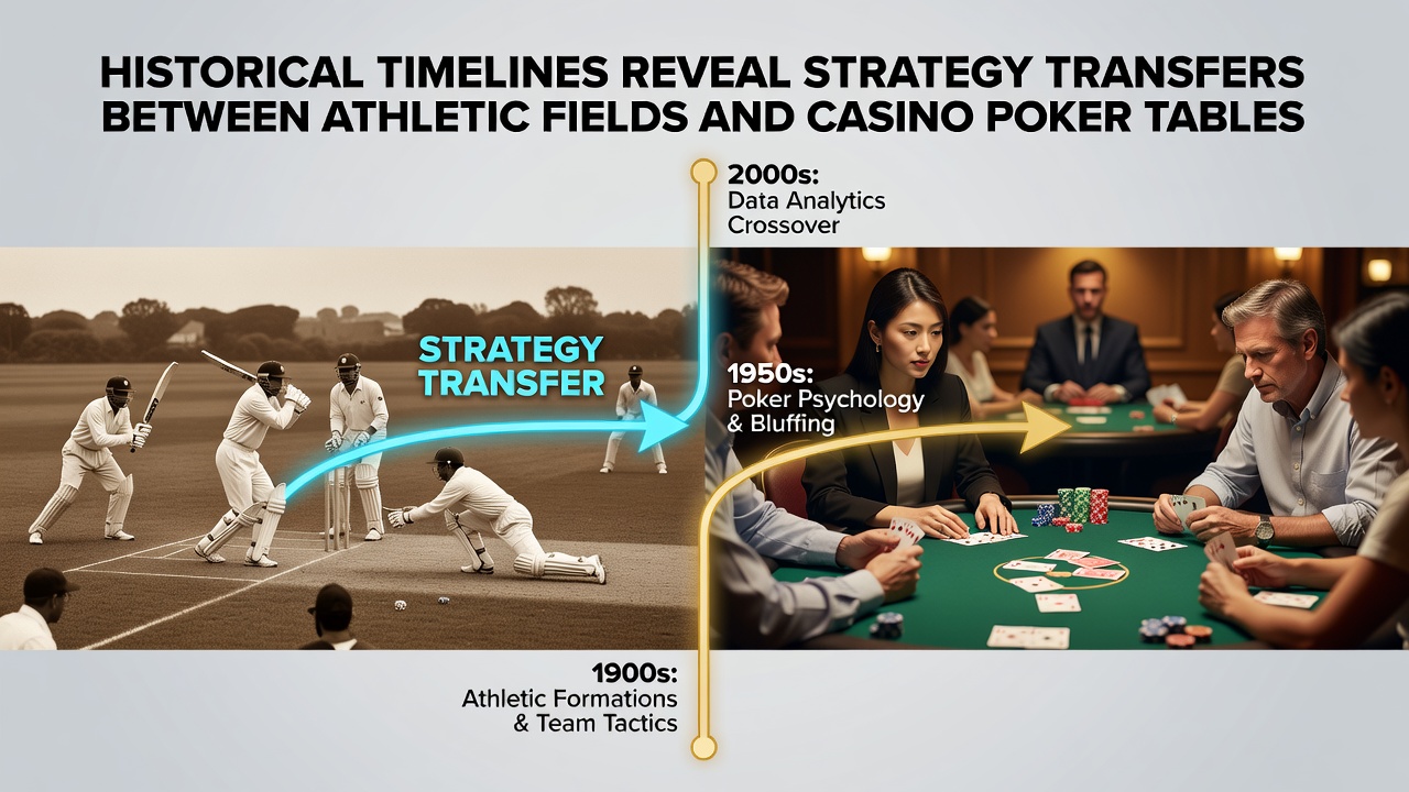 How Historical Timelines Reveal Strategy Transfers Between Athletic Fields and Casino Poker Tables